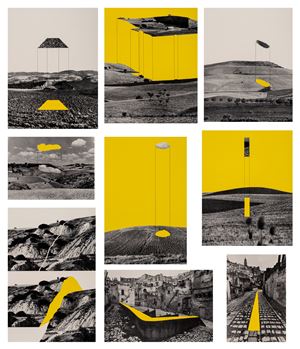 I fotocollages di paesaggio / La Basilicata