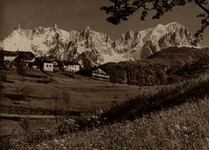Courmayeur: Villaggio di Verrand, Dente del Gigante