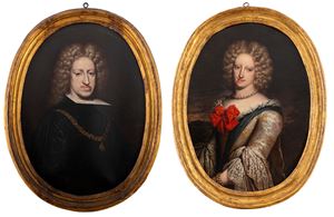 Ritratto di Carlo II di Spagna e Ritratto di Maria Anna del Palatinato-Neuburg