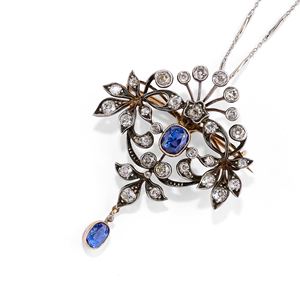 Pendant brooch