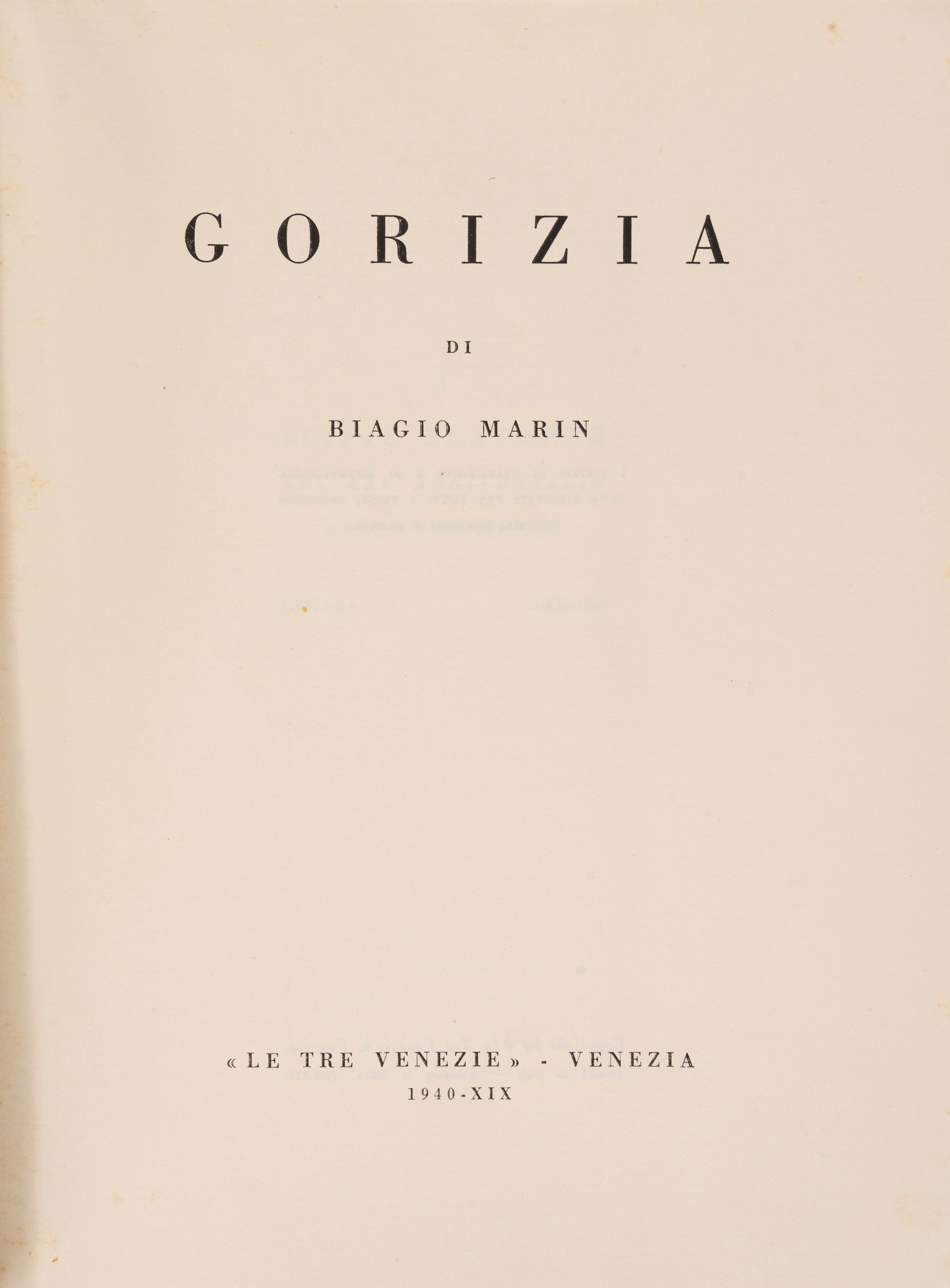 Biagio Marin - Gorizia
