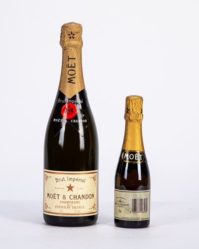Selezione di champagne Moët & Chandon, 2 bottiglie
