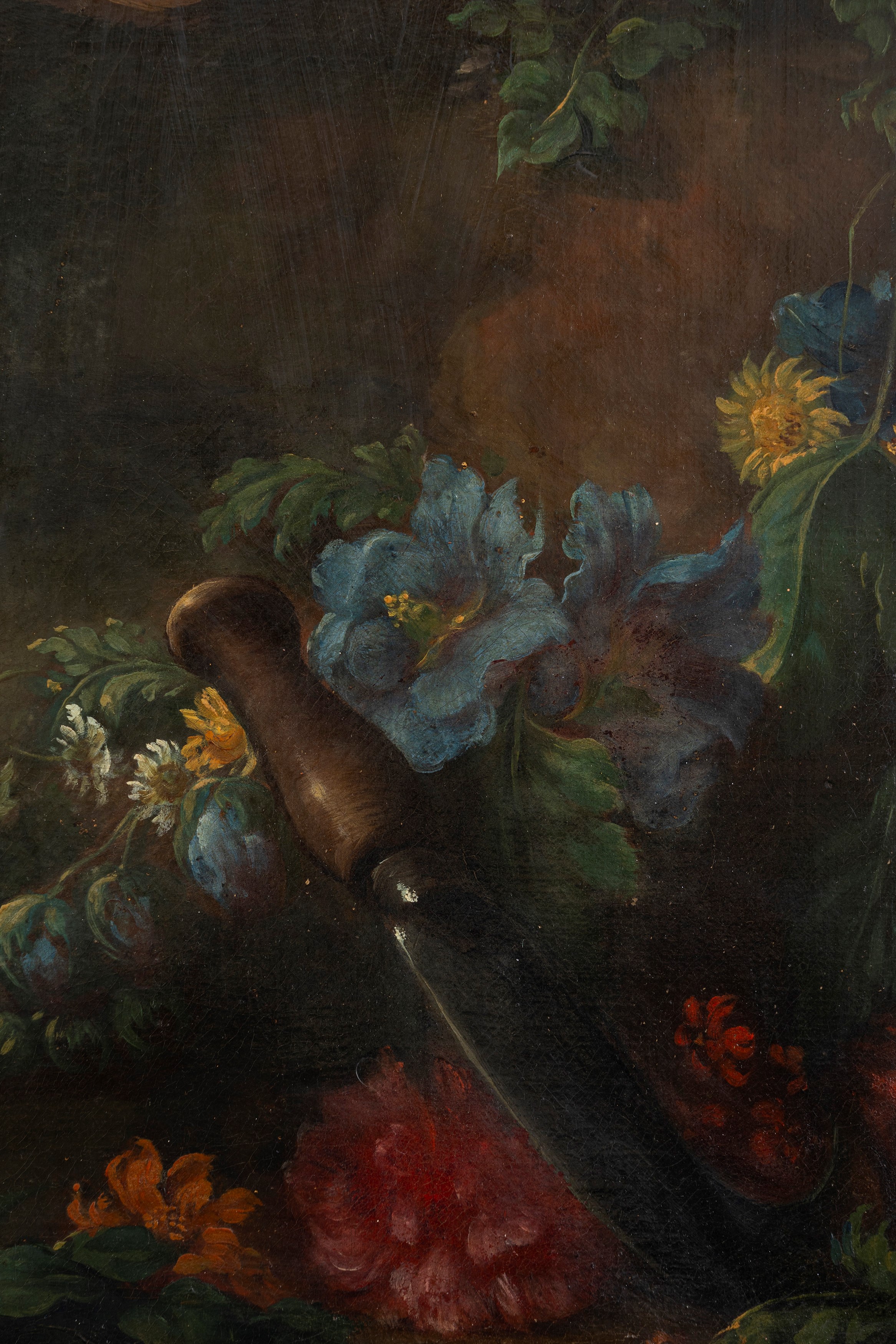 Cristoforo Unterperger - Apollo consegna Esculapio al centauro Chirone, olio su tela