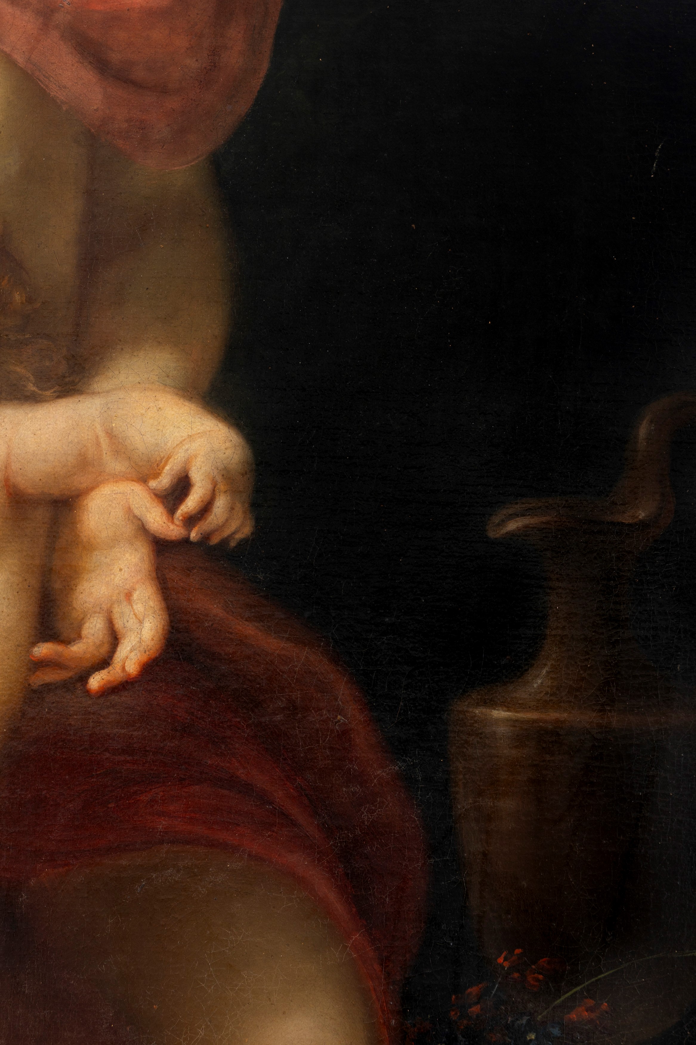 Cristoforo Unterperger - Apollo consegna Esculapio al centauro Chirone, olio su tela