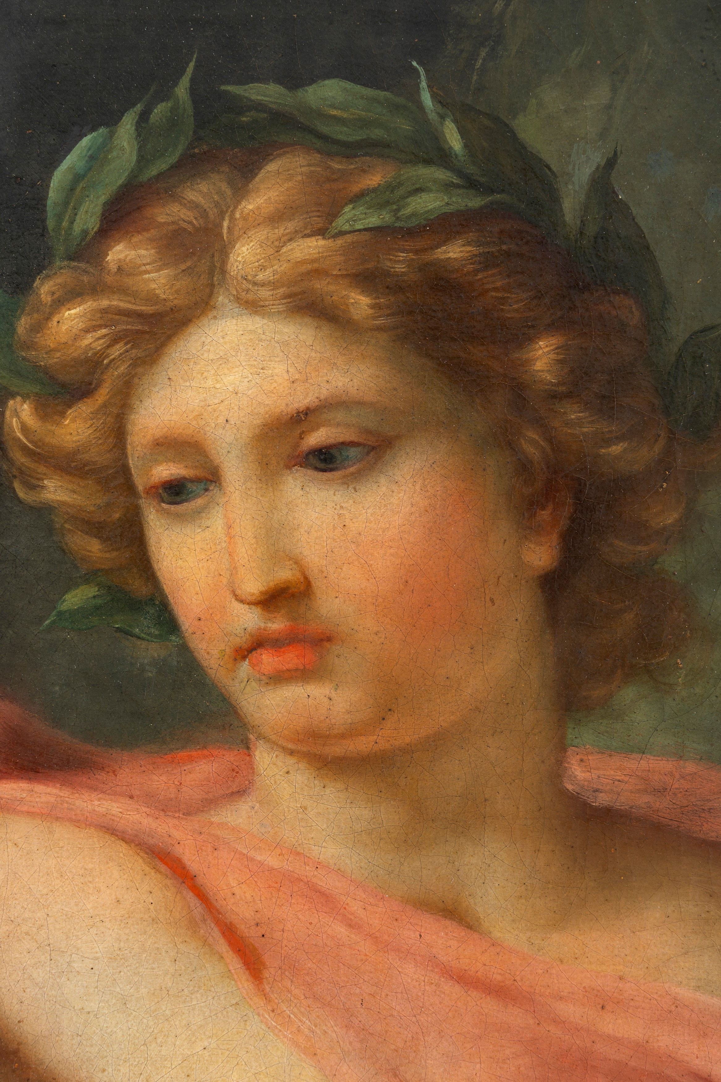 Cristoforo Unterperger - Apollo consegna Esculapio al centauro Chirone, olio su tela