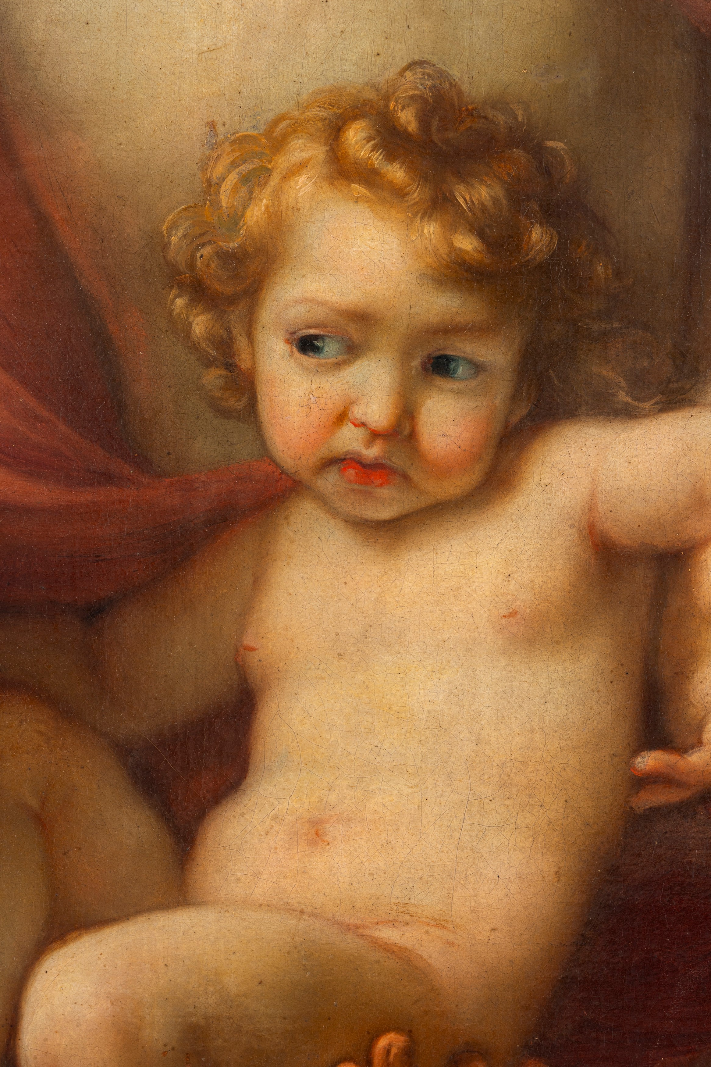 Cristoforo Unterperger - Apollo consegna Esculapio al centauro Chirone, olio su tela