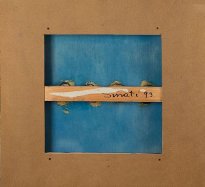 Autore non identificato, Due ovali neri, 1973 - Calcografia su carta