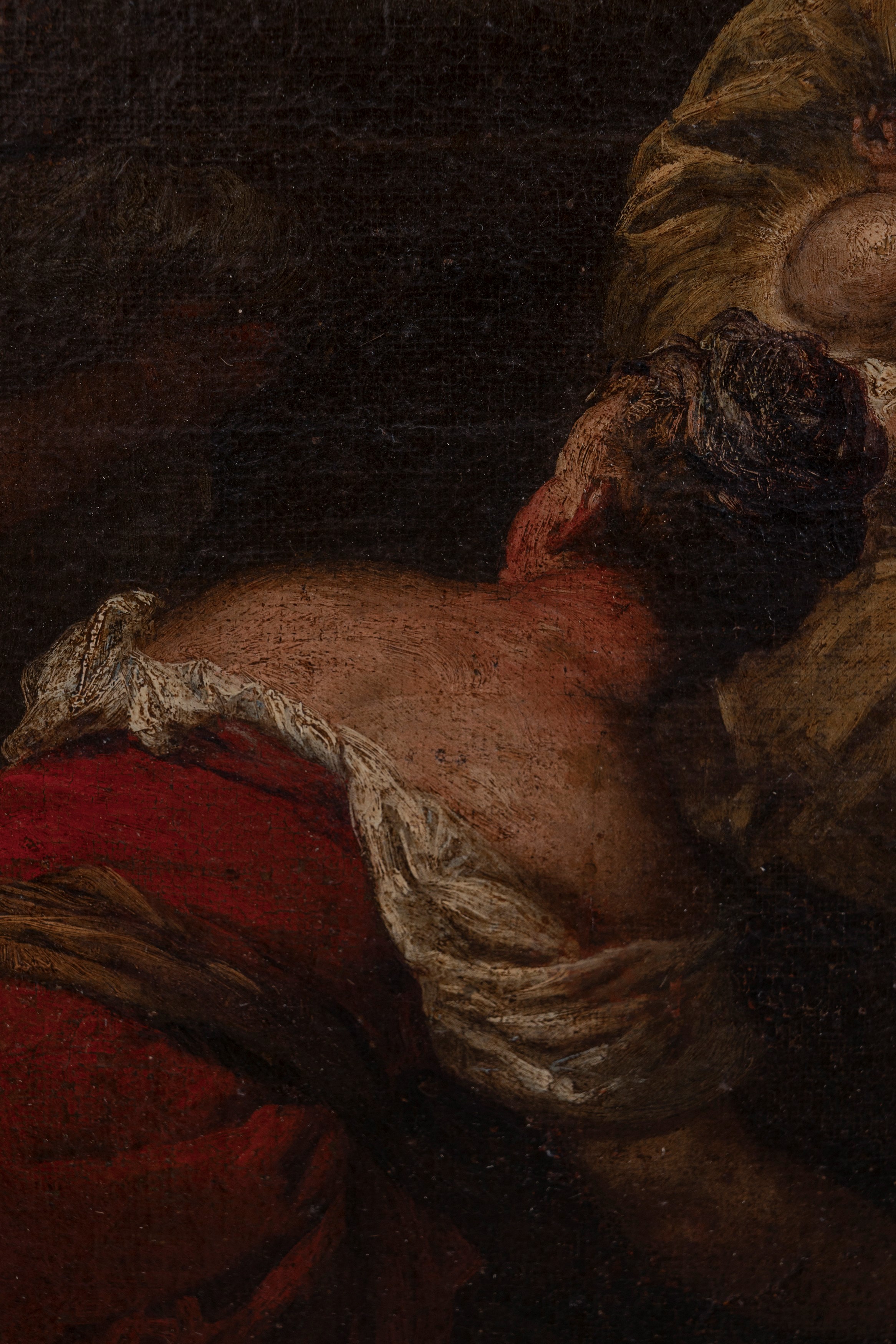 Attribuito a Luca Giordano (napoli 1634 – 1705) - Giacinto Diano, Nascita della Vergine, olio su ...