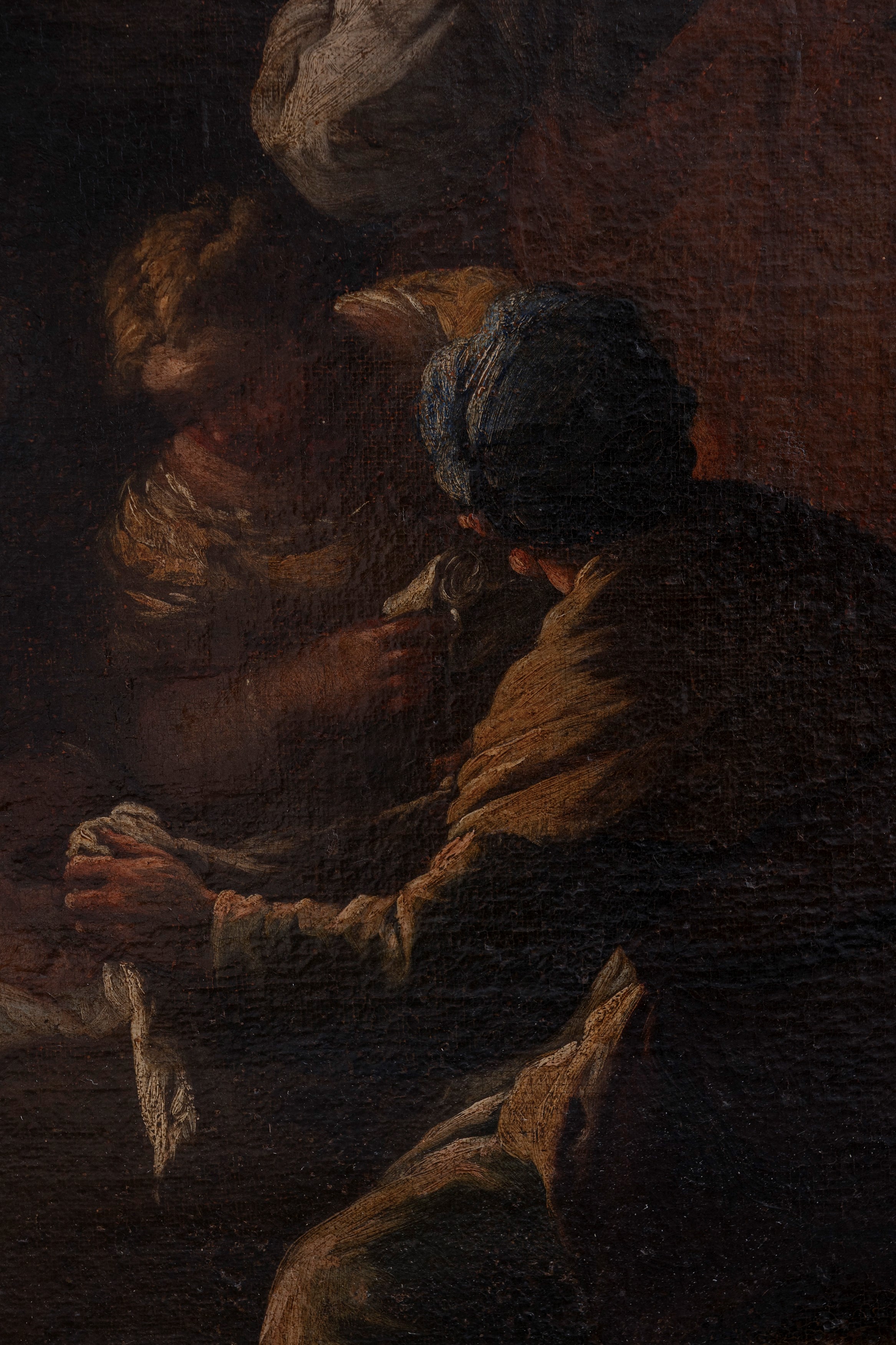 Attribuito a Luca Giordano (napoli 1634 – 1705) - Giacinto Diano, Nascita della Vergine, olio su ...