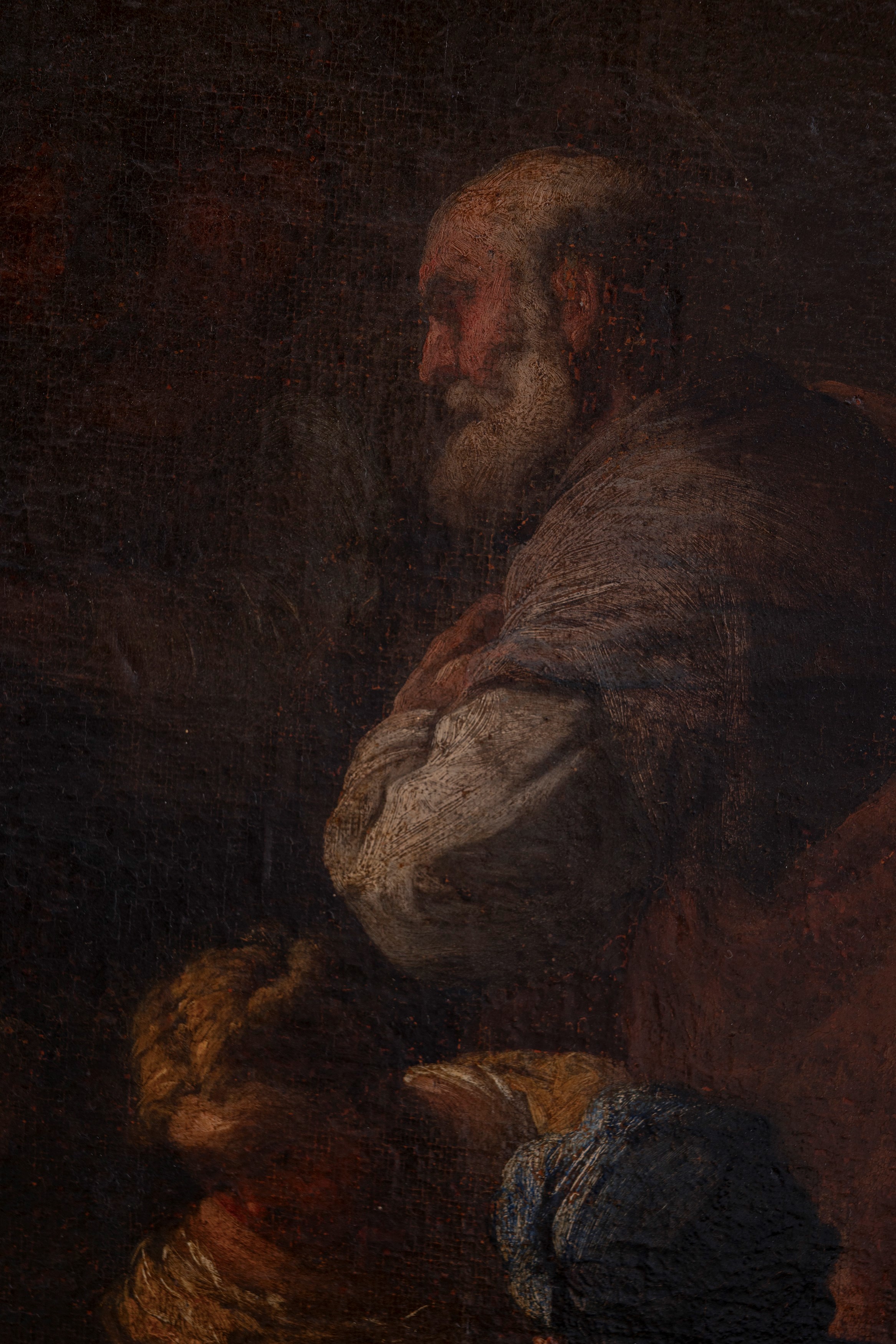 Attribuito a Luca Giordano (napoli 1634 – 1705) - Giacinto Diano, Nascita della Vergine, olio su ...