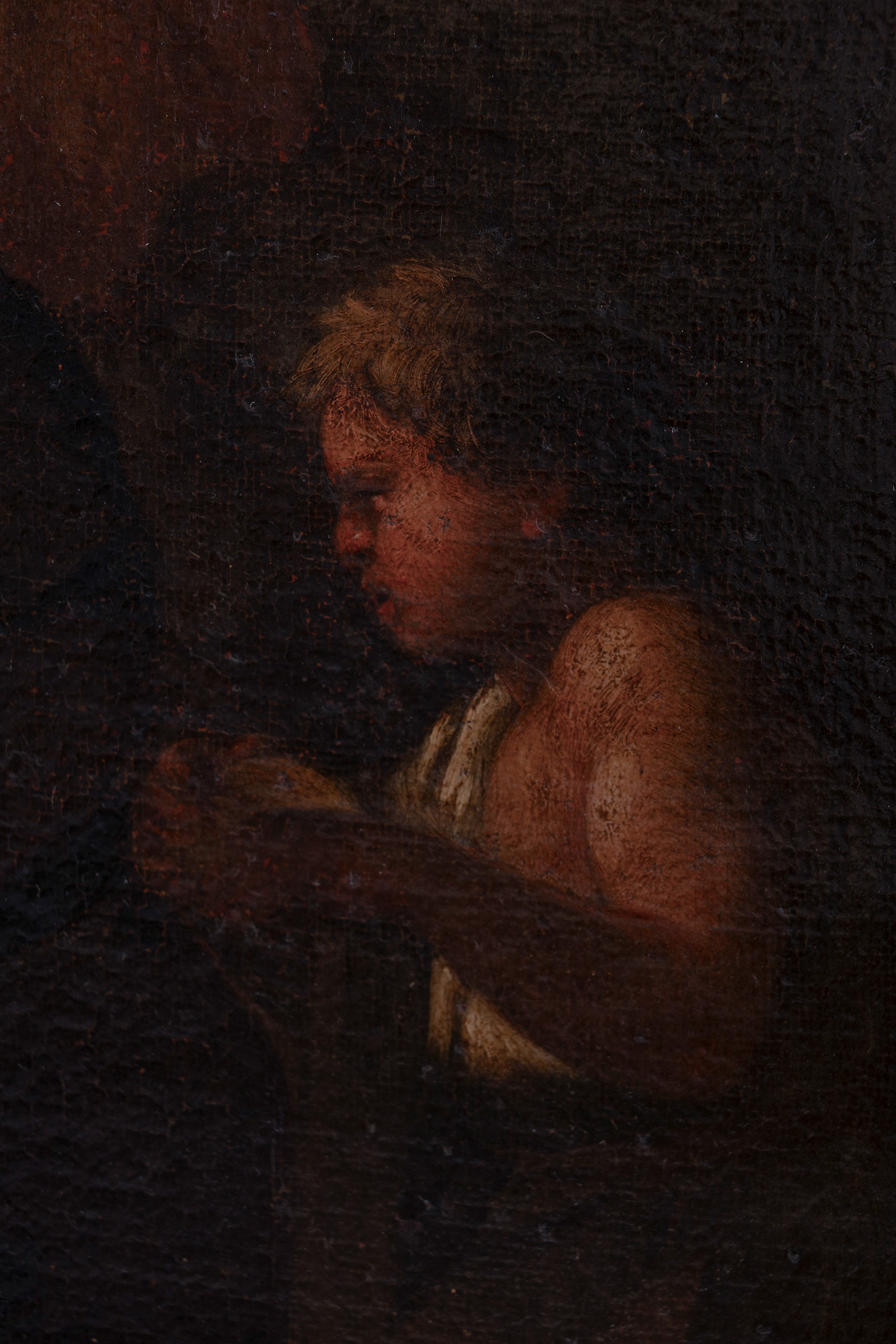 Attribuito a Luca Giordano (napoli 1634 – 1705) - Giacinto Diano, Nascita della Vergine, olio su ...