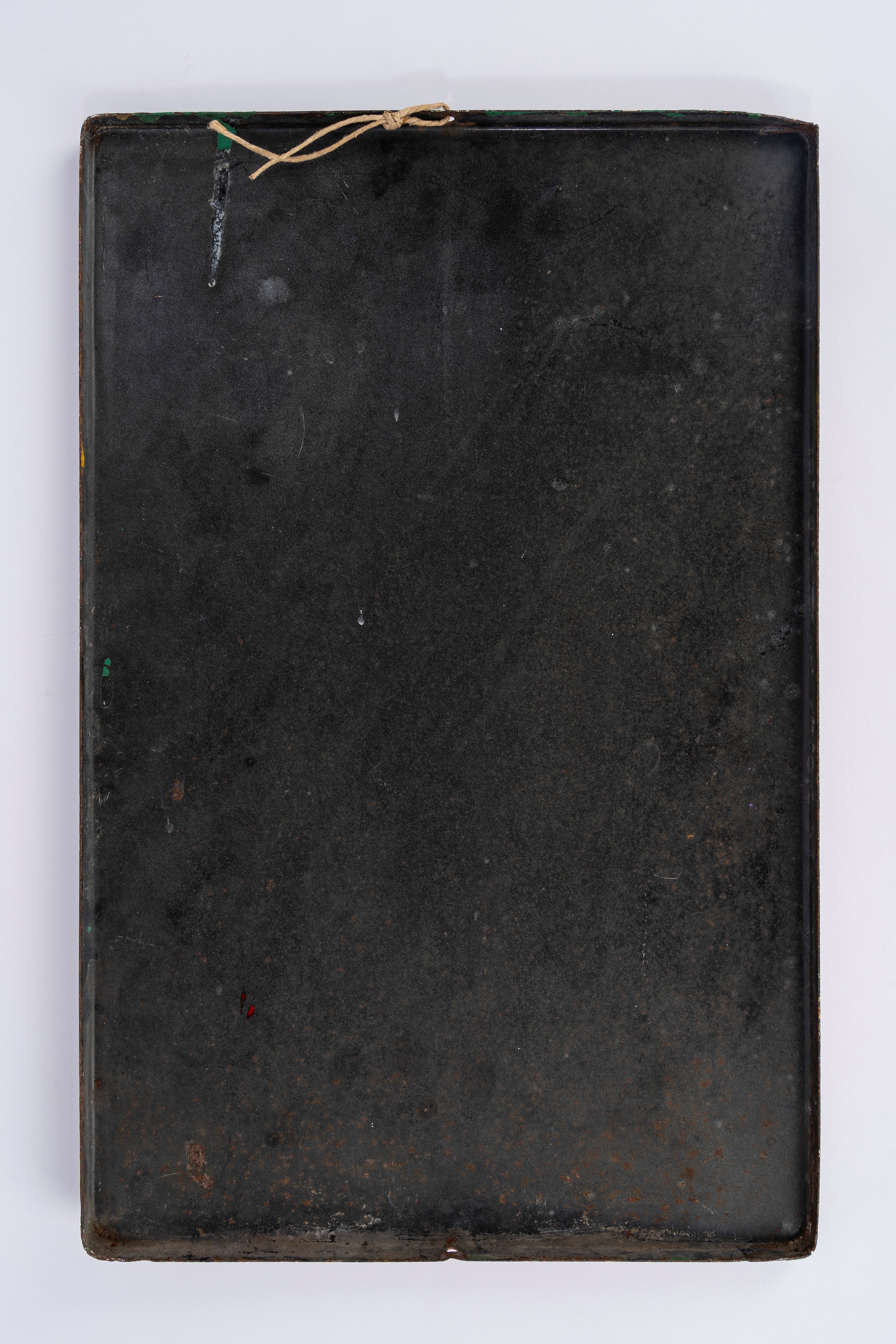 Tabella pubblicitaria, Birra Moretti, lamiera smaltata (anni 1950), 320×490 mm
