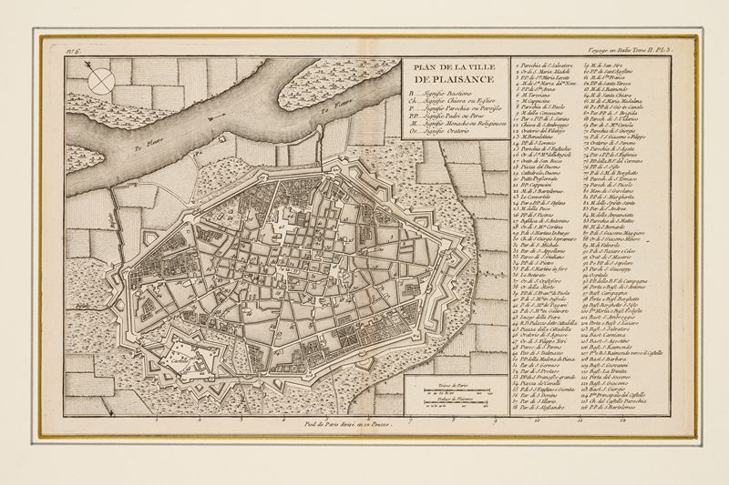 Plan de la VIlle de Plaisance