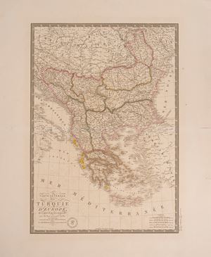 Carte g&eacute;n&eacute;rale de la Turquie d'Europe