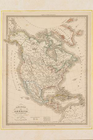 Carte generale dell'America Settentrionale con tutte le ultime scoperte