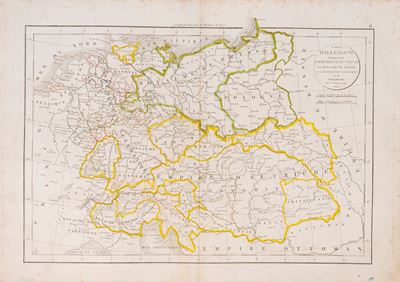 Carta della Germania comprendente l'Impero d'Austria, la Prussia, la Confederazione Germanica e l...