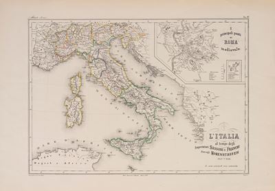 Francesco Vallardi, L'Italia ai tempi degli imperatori sassoni e franchi fino agli Hohenstaufen (...