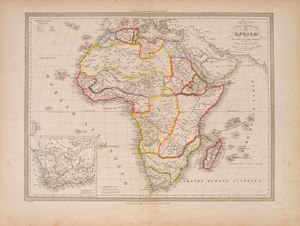 Carta generale dell'Africa secondo le ultime scoperte