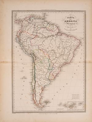 Map of South America