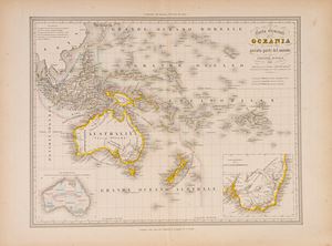 Carta generale dell'Oceanie ossia Quinta parte del mondo