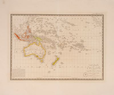 MAGGI e CASSELLA, Carte generale de l’Océanie ou Cinquième Partie du Monde