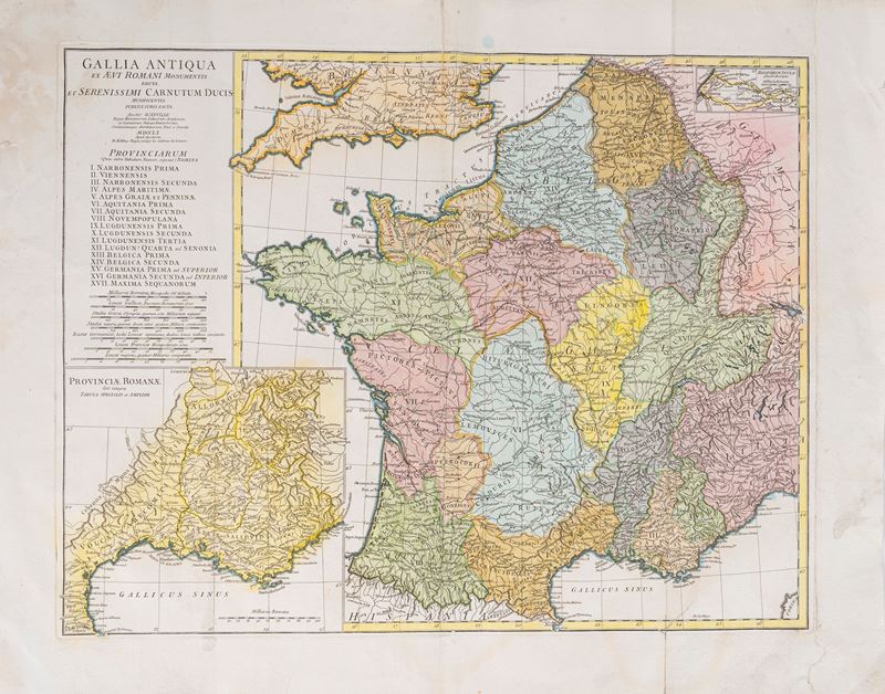 GALLIA ANTIQUA ex AEVI ROMANI Monumentis eruta et SERENISSIMI CARNUTUM DUCIS