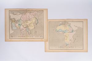 No. 2 Physical Maps of Asia and Africa