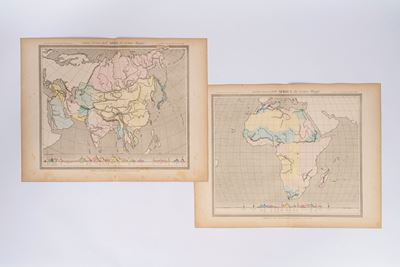 Atlante Universale di Geografia antica e moderna, Carte dell’Asia e dell’Africa (n. 2), incisioni...