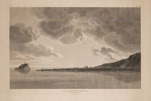 Vue de a Ville d'Albenga - Quartier General de l'Armee 5 Avril 1796