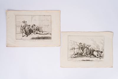 Due scene di vita romana, 1815