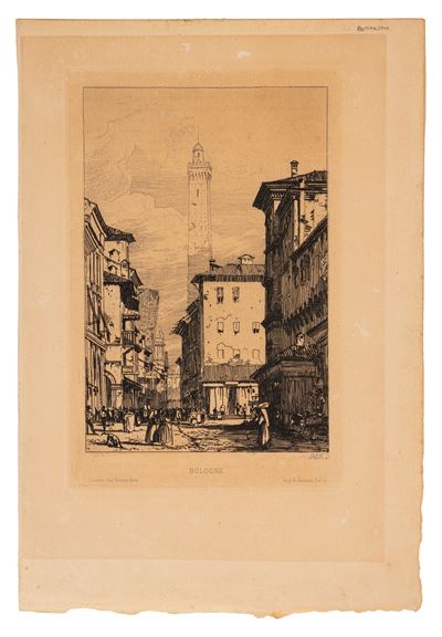 Città di Bologna (acquaforte, sec. XIX)
