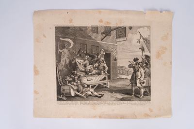 England Plate, incisione in rame (1756)