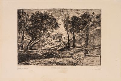 Souvenir de Toscane (acquaforte, sec. XIX)