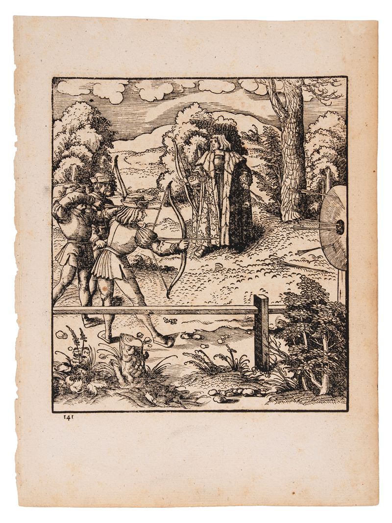 Il piccolo Re al tiro con l'arco