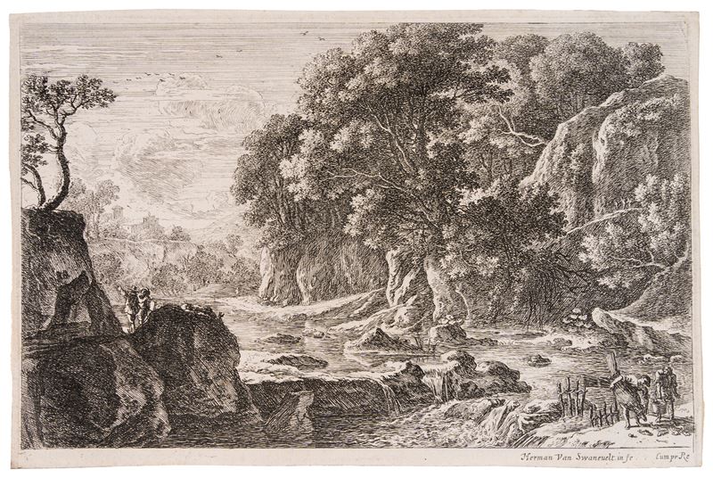 Paesaggio con fiume