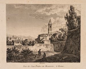 Vue de San Pietro in Montorio &agrave; Rome