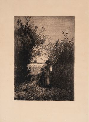 Donzella a passeggio
