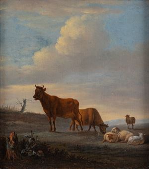 Paesaggio con armenti
