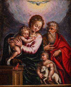 Sacra Famiglia con San Giovannino