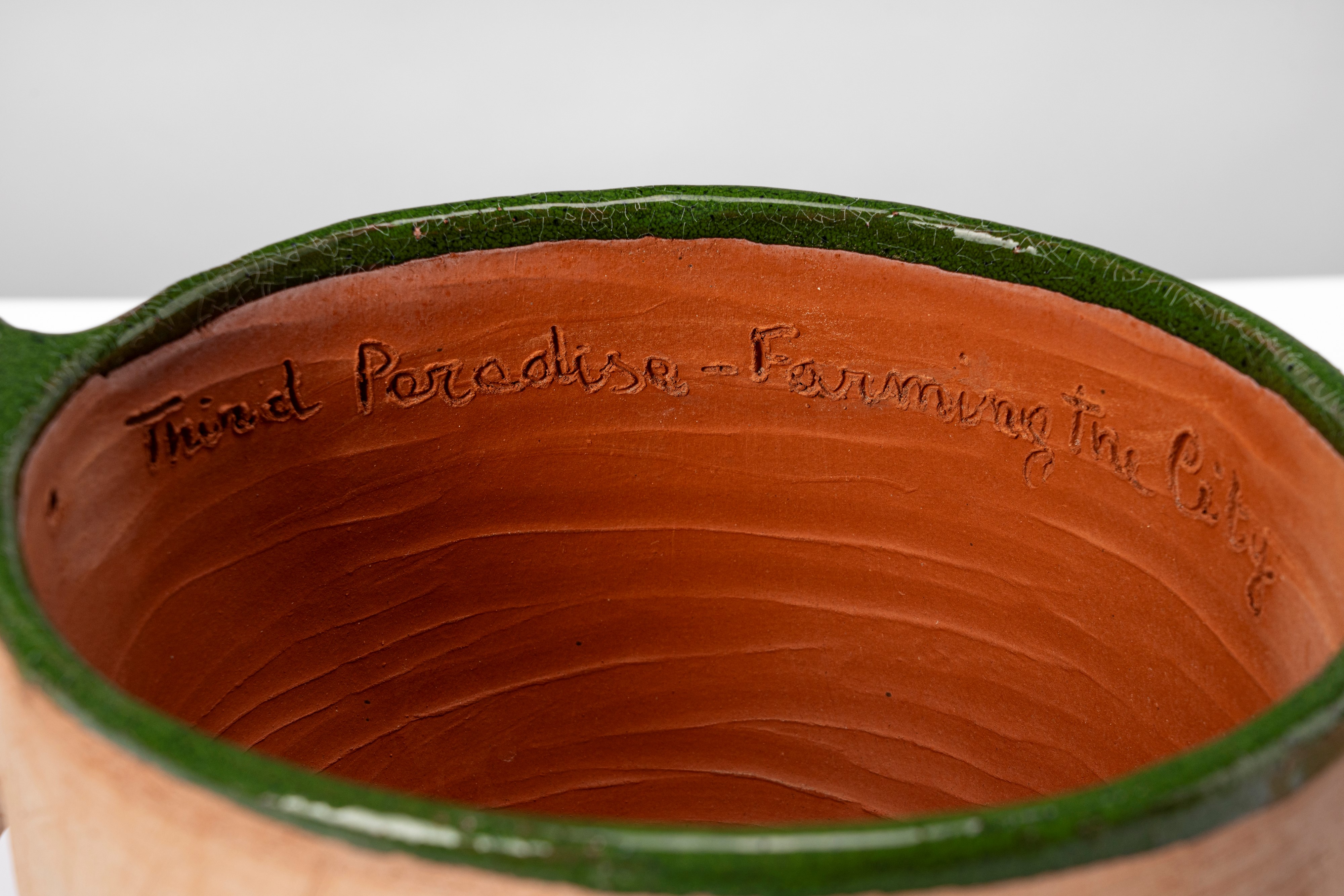 Michelangelo Pistoletto - Terzo Paradiso: coltivare la città, terracotta smaltata (edizione 1/300...