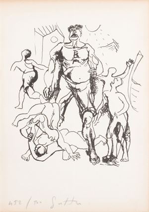 Guttuso, Renato - Moravia, Alberto -  - Agostino