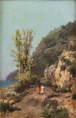 Il sentiero lungo la costa