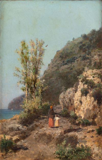 Il sentiero lungo la costa