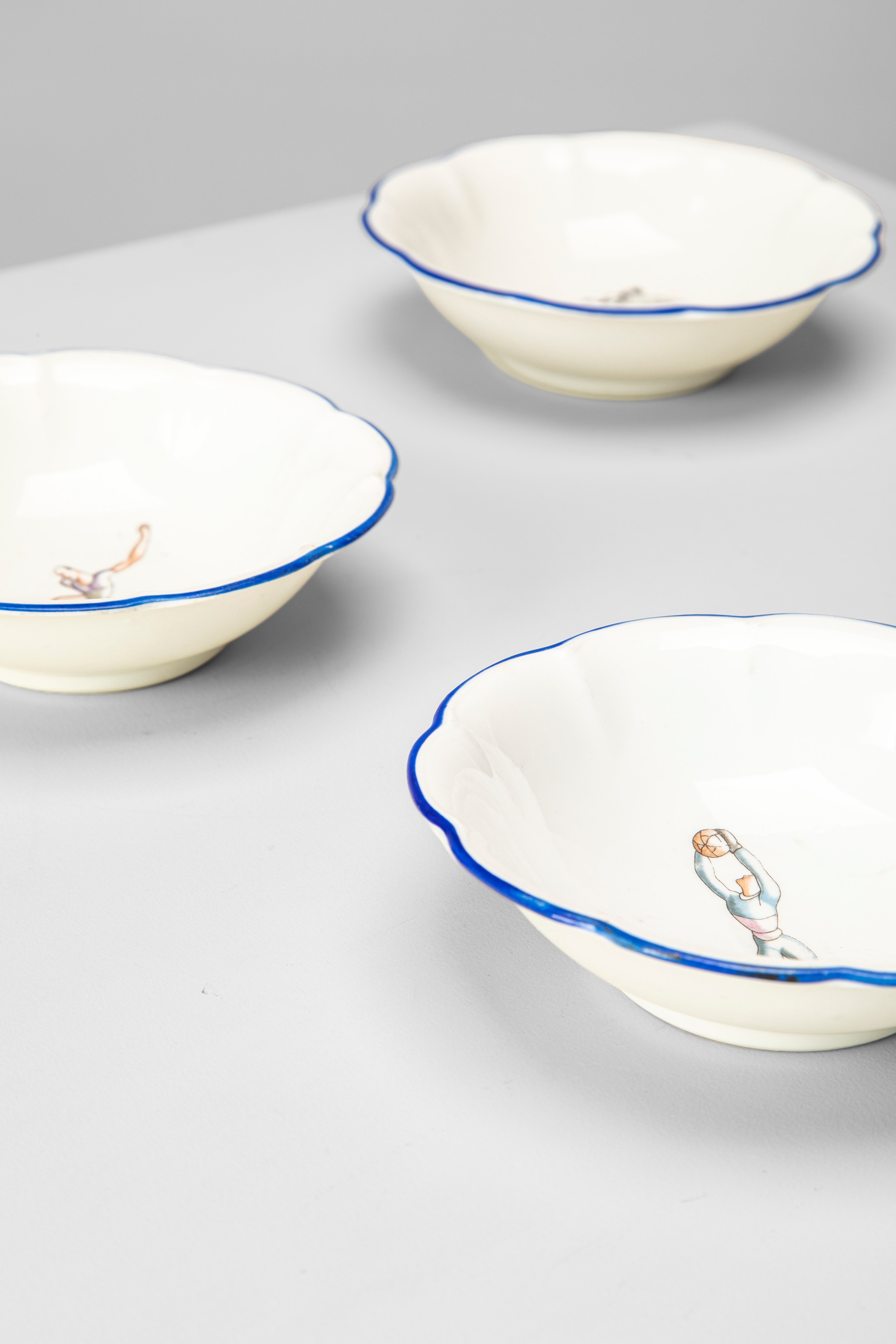 Gio Ponti - Tre coppette della serie “Sport”