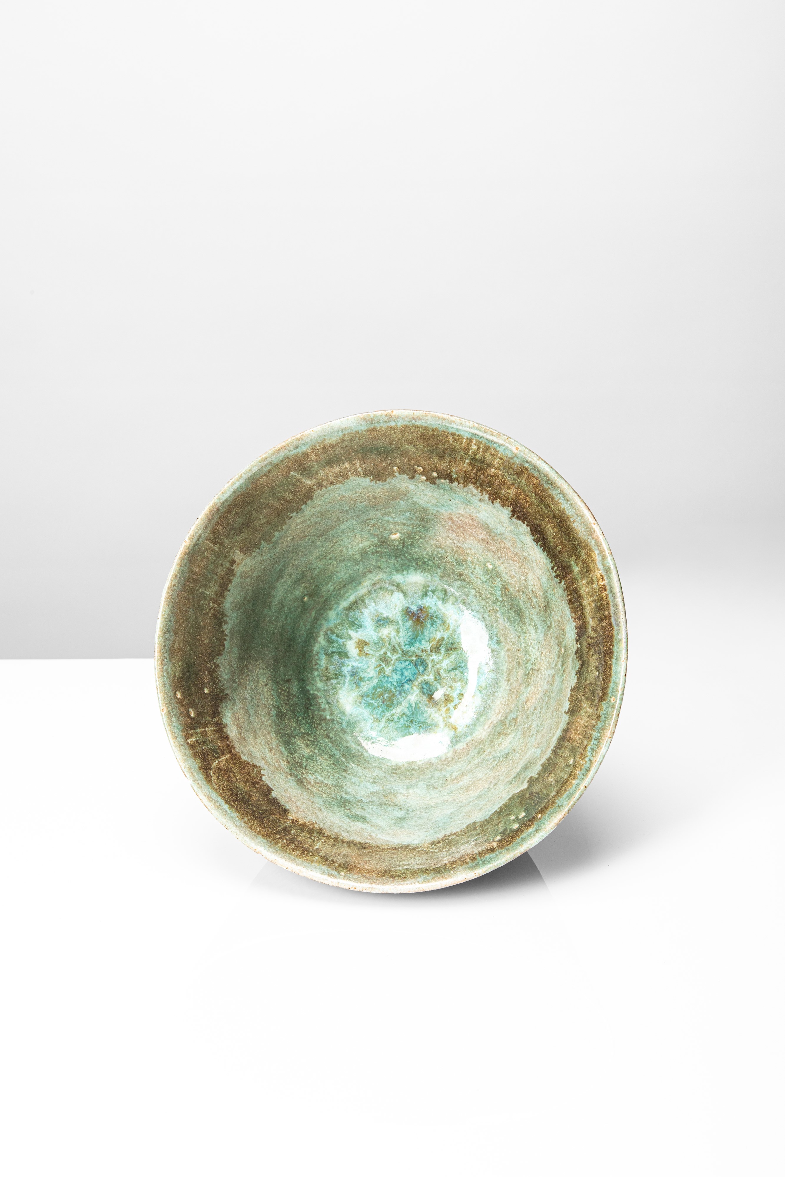 Bruno Gambone - Ciotola centrotavola in ceramica smaltata