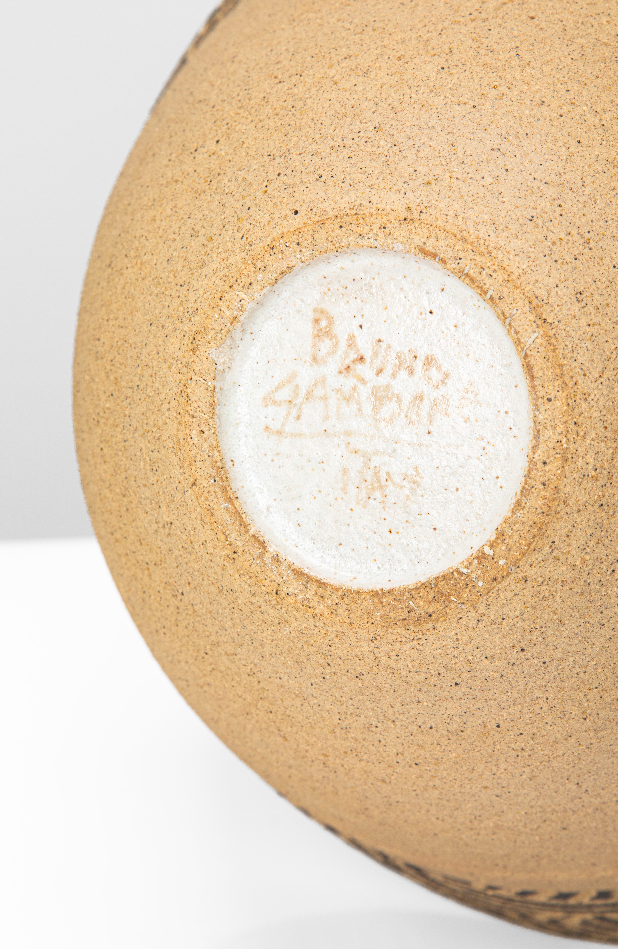 Bruno Gambone - Ciotola centrotavola in ceramica smaltata