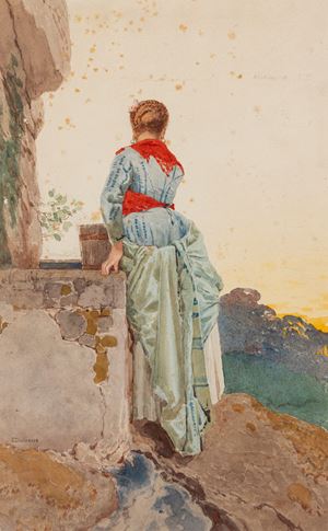 Fanciulla con fazzoletto rosso