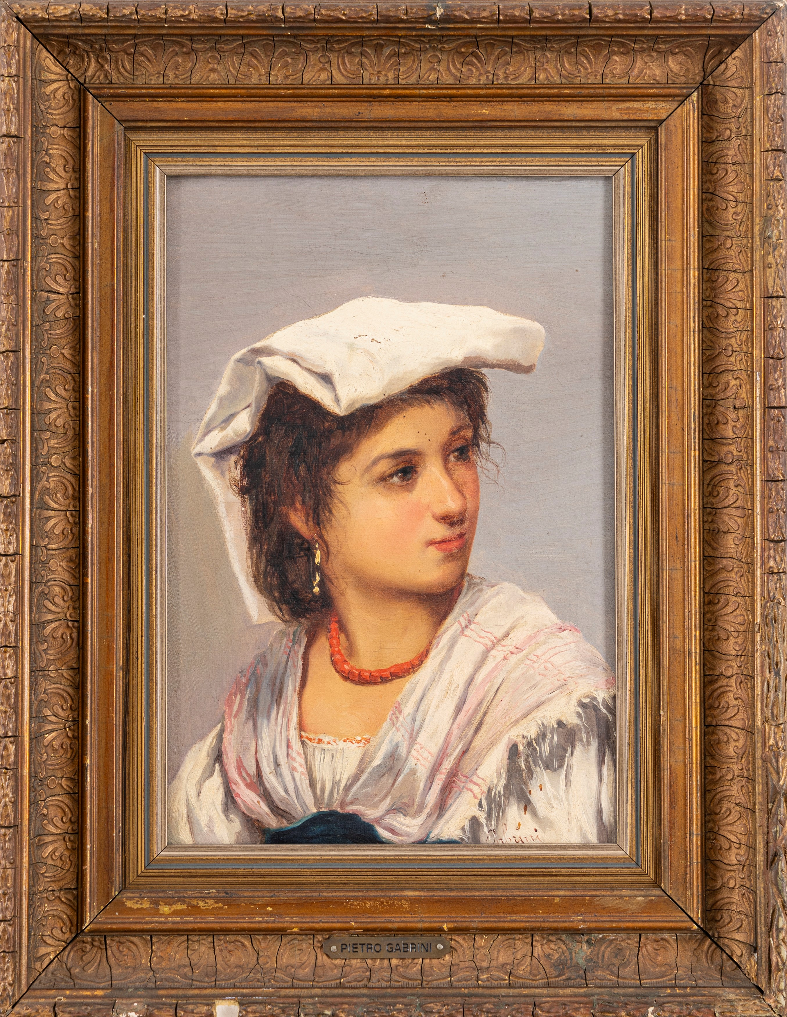 Pietro Gabrini - Ritratto di giovane popolana