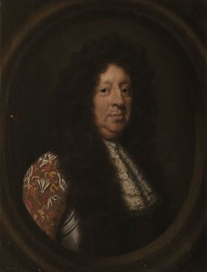 Ritratto di gentiluomo con parrucca, a mezzo busto