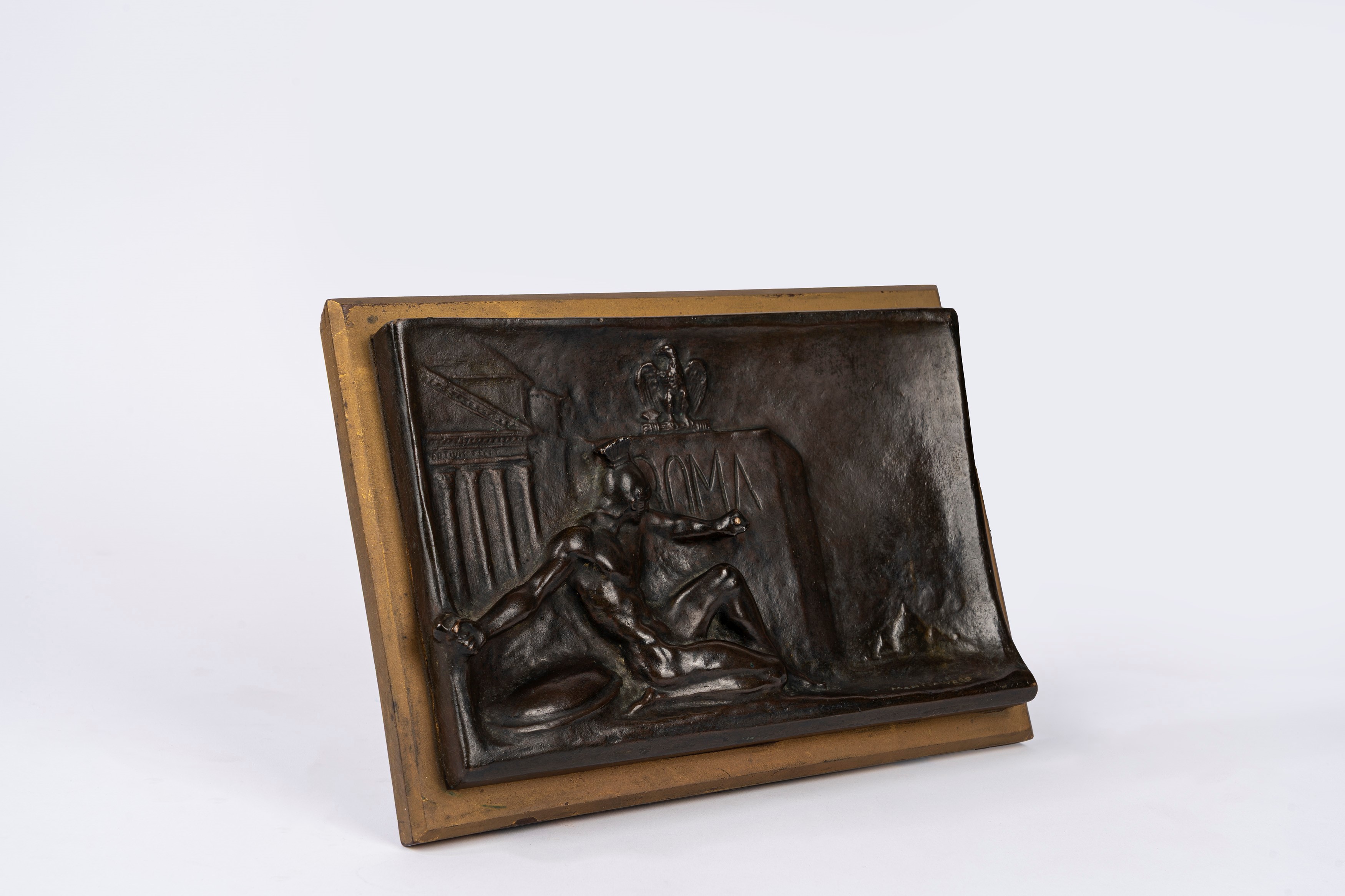 Mario Montemurro - Placca commemorativa in bronzo per Roma Capitale dell’Impero Fascista